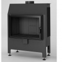 Kurtuve HEATRO 69 ar melnu keramiku , 11kW , 690mm sērijas platums , h=450mm, dūmvada Ø 180mm