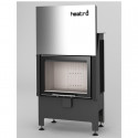 Kurtuve HEATRO 55H ar durvju pacelšanu , 9kW , 550mm sērijas platums , h=450mm, dūmvada Ø 180mm