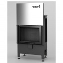 Kurtuve HEATRO 55H ar melnu keramiku , ar durvju pacelšanu , 9kW , 550mm sērijas platums , h=450mm, dūmvada Ø 180mm